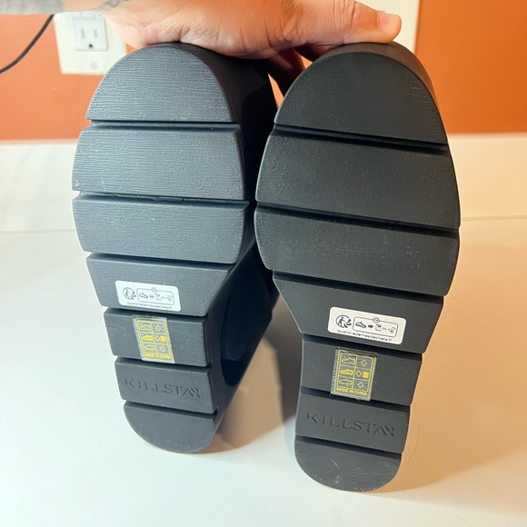 Killstar Diana Crescent Wedge Boots, Size 6, EUC, no original box - Picture 5 of 5